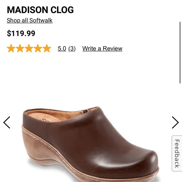 SoftWalk Metallic Bronze Madison Clog - Picture 6 of 9